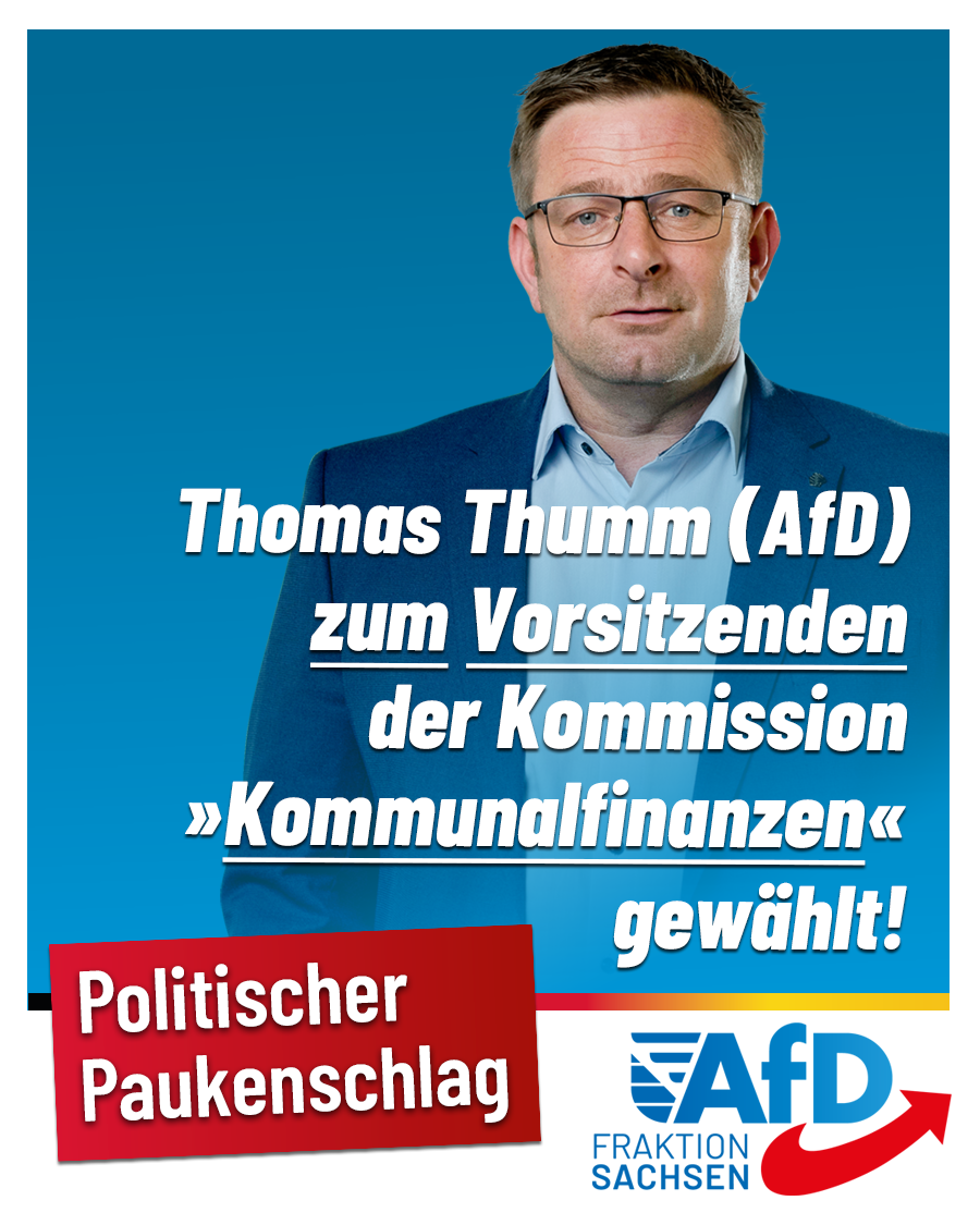 Thomas Thumm (AfD) zum Vorsitzenden der Enquete-Kommission ...